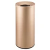 Good quality Widely Used Easy to Clean Outdoor Gold stainless steel dustbin and trash can for hotel
