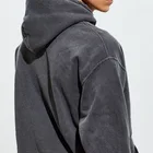 Mens Sweatshirt OEM Custom Logo Fashion Men Overdyed Pullover Oversized Hoodie Logo Sweatshirt