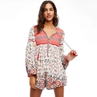 Sexy Long Sleeved Printed Dress China Custom Women'S Clothing Manufacturer