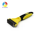 Combs 2 OEM Pet Grooming Comb Tool With 2 Sided Undercoat Rake Safe Dog Cat Dematting Brush For Easy Mats Tangles Removing