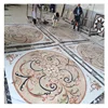 Balcony marble flooring design flower waterjet water jet floor pattern