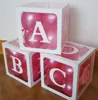 transparent ABC acrylic baby shower box
