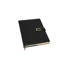 New Design Custom Composition Agendas 2019 Notebook Pu Leather Cover Notepad With Logo Printed