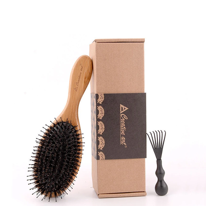 New Product Customize Label Logo Bamboo Wood Brush Comb Women Hair comb, Natural color
New Product Customize Label Logo Bamboo Wood Brush Comb Women Hair comb, Natural color