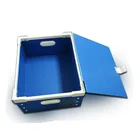High quality corrugated plastic shipping containers folding corrugated plastic box