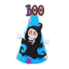 Halloween Themed Cone Happy Birthday Paper Party Hats For Kids
