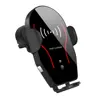 360 Degree Windshield Suction Bracket Mobile Phone Air Vent Mount Car magnet Phone Holder With Wireless Charger For Smartphone