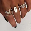 fancy designs women moon exotic pakistani gold ring designs