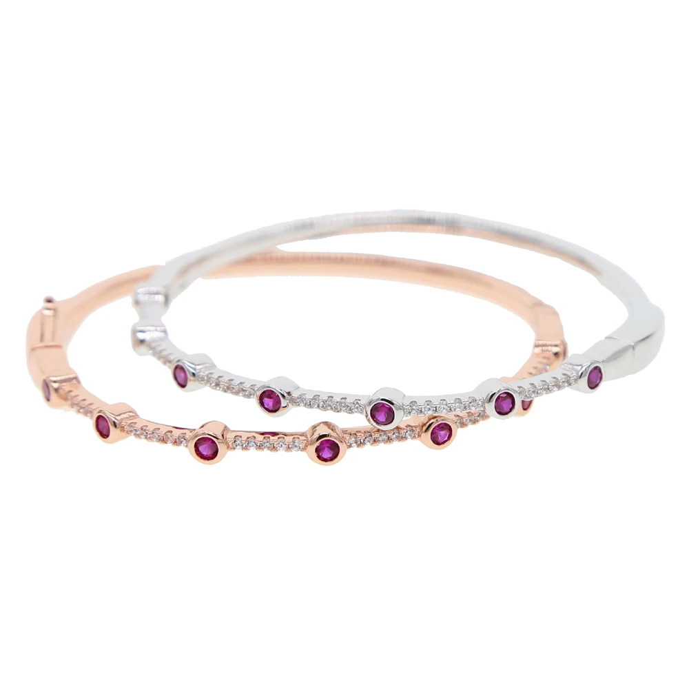 New bangle styles with red stone paved bangle bracelet with rose gold silver plated wedding bangle bracelet for women
New bangle styles with red stone paved bangle bracelet with rose gold silver plated wedding bangle bracelet for women