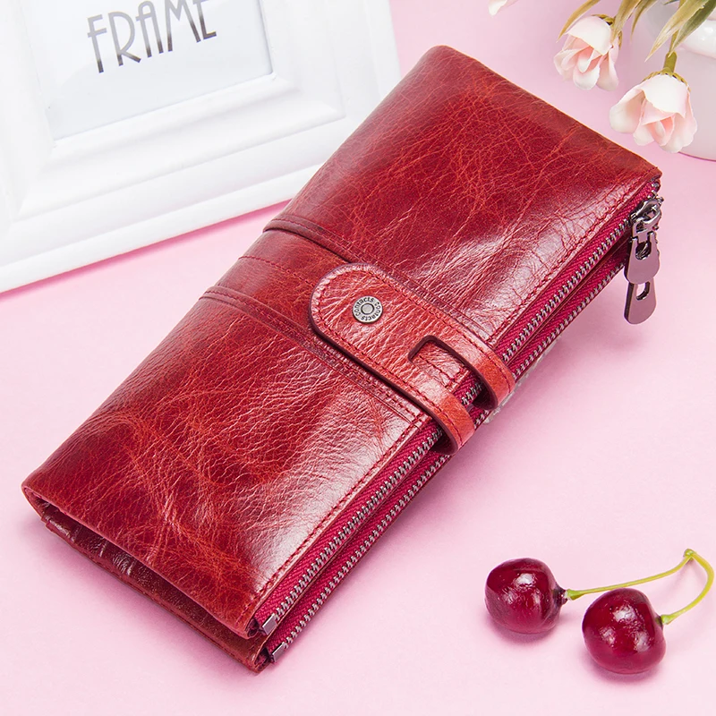 Contact's Dropshipping Women Leather Long Wallets Ladies Luxury Clutch Purse With Zipper Pockets For Iphone 8 Plus
Contact's Dropshipping Women Leather Long Wallets Ladies Luxury Clutch Purse With Zipper Pockets For Iphone 8 Plus