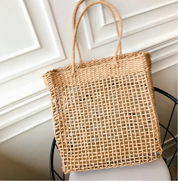 2021 Hot Design Hollow Out Shoulder Bag Large Straw Beach Tote Bag for Women, Camel
2021 Hot Design Hollow Out Shoulder Bag Large Straw Beach Tote Bag for Women, Camel