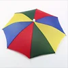 Fashion custom rainbow hat umbrella caps