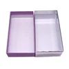 Custom design lid and base luxury simpleness cosmetics case packing concealer foundation eyeshadow paper box