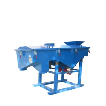 China supplier chemical powder linear rectangular vibrating screen