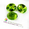 High-quality oval fancy cut synthetic Peridot Gemstone Nano Sital olive gems