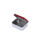 high quality rectangular colorful small mint tin box hinged for packaging