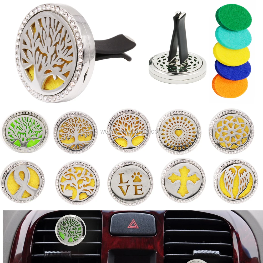 Custom Crystal Car Air Vent Clip Air Freshener Aromatherapy Essential Oil Diffuser Perfume Diffuser For Cars, Silver
Custom Crystal Car Air Vent Clip Air Freshener Aromatherapy Essential Oil Diffuser Perfume Diffuser For Cars, Silver
