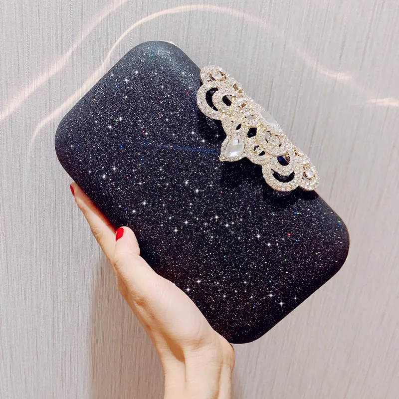 Fancy luxury fashion leather pu crystal bead sequins ladies clutch evening party bag for woman, Black/ blue/ gold/ gray
Fancy luxury fashion leather pu crystal bead sequins ladies clutch evening party bag for woman, Black/ blue/ gold/ gray