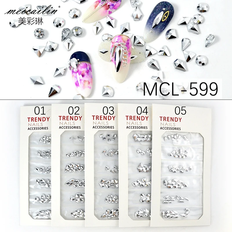Mixed shapes flat back nail crystals rhinestones for nail salon professional products
Mixed shapes flat back nail crystals rhinestones for nail salon professional products