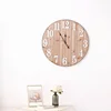 30 inch oversize western country rustic style farmhouse large wood wall clock