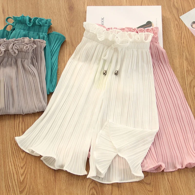 girls pants wide leg chiffon korean pants for kids trousers fashion baby jeans ruffles children clothes wholesale lots ackz96845 
girls pants wide leg chiffon korean pants for kids trousers fashion baby jeans ruffles children clothes wholesale lots ackz96845