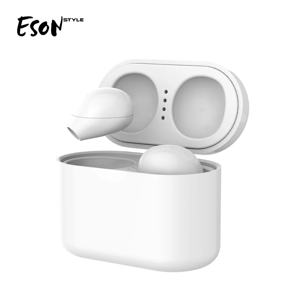 Eson Style New arrival tws earphone BT 5.0 Mini True wireless earbuds with charging case
Eson Style New arrival tws earphone BT 5.0 Mini True wireless earbuds with charging case