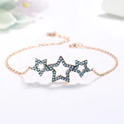 925 Sterling Silver China Bracelet China Product 925 Sterling Silver Star Girls Hand Bracelet for Unisex