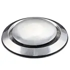 HVAC duct ceiling air vent disk valve exhaust metal round disc valve