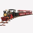 small amusement park rides kids track electric tourist train for sale