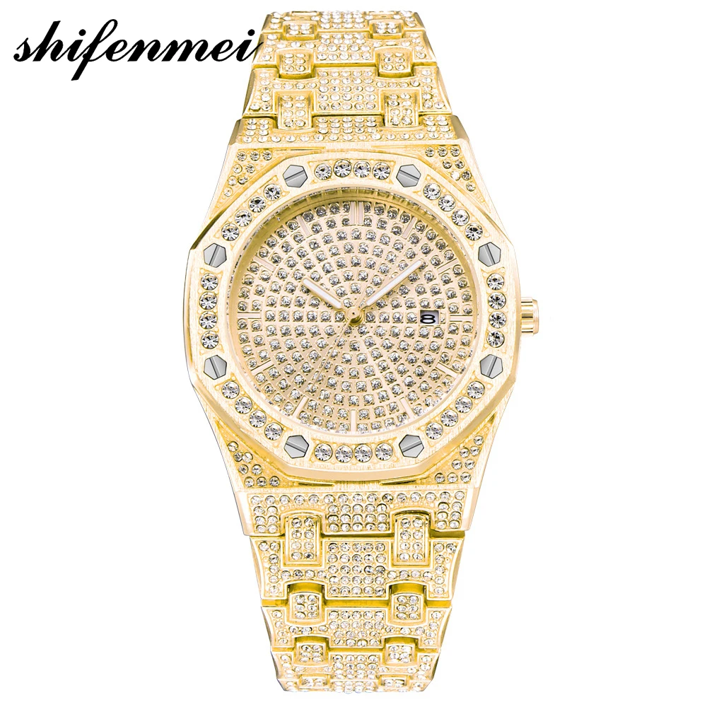 Wholesale top luxury men rhinestone wrist watches bling bling ice out crystal diamond HipHop watch
Wholesale top luxury men rhinestone wrist watches bling bling ice out crystal diamond HipHop watch