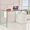 U-Shaped Toughened Glass Computer Desk/Workstation Desk/game tables