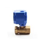 Mini brass two way dn15 dn20 electric actuator motorized ball valves in hvac systems & parts
