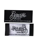 Die cut long Fabric clothes labels for textile quilt