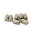 High precision stainless steel straight knurling small micro cnc lathe turning machining parts