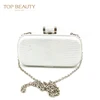 TOP BEAUTY Wholesale fashion high quality clear black and white guangzhou clutch bag evening ladies