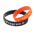 Custom Cool Embossed Printed Silicone Sport Bracelet
