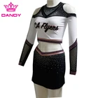 Design Team Name And Logo Sublimation Cheerleading Uniforms for cheerleading