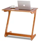 Z Shape Bamboo Sofa Table Laptop Desk End Table Modern unique design Z shape style bamboo laptop desk