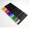 18 Colors Water-based 0.8MM Tip Acrylic Paint Marker Pen Set, Art Permanent Marker Pen on Ceramic Fabric Rock Etc