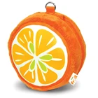 Novelty fruit design plush cd case cd dvd aluminum storage case