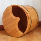 Sichuan traditional hand made small size wooden foot bath massage