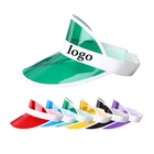 Custom Uv Protection Plastic Pvc Sun Visor Cap Wholesale