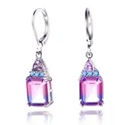 zhefan new earrings jewelry crystal hoop earrings crystal drop earrings for fashion women