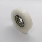 nylon plastic bearing coated wheel roller with bearing 626ZZ 625ZZ 608ZZ 6000ZZ customized drawing
