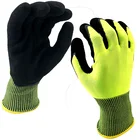 NM safety Super Sensitivity Nylon Dipped Foam Latex Palm Glove