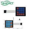 Smart Electronics~1*2 3 4 5 Key Button Membrane Switch 3*4 4X5 Matrix Array Keyboard 1X6 Keypad with LED Control Panel Pad