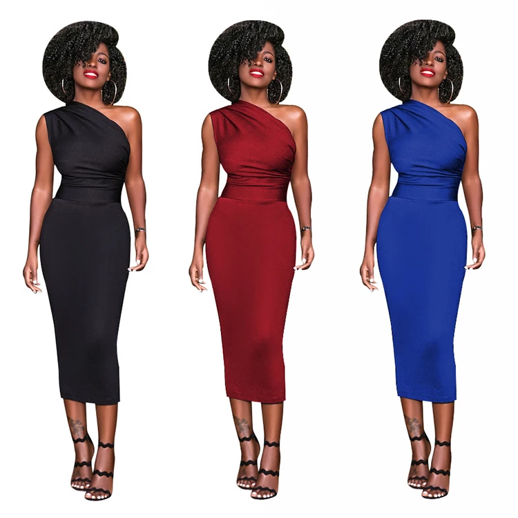 2019 New Fashion Clothes Women Ladies One Shoulder Sexy Evening Dress Skinny Party Dress
2019 New Fashion Clothes Women Ladies One Shoulder Sexy Evening Dress Skinny Party Dress
