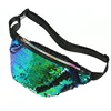 Wholesale lady sequins waist bag fashion shoulder bag sports crossbody bags