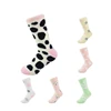 Best selling home floor custom logo crew socks for women coral microfiber socks