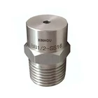 1/4" inch NPT BSPT industrial stainless steel BB solid cone full jet nozzle spray